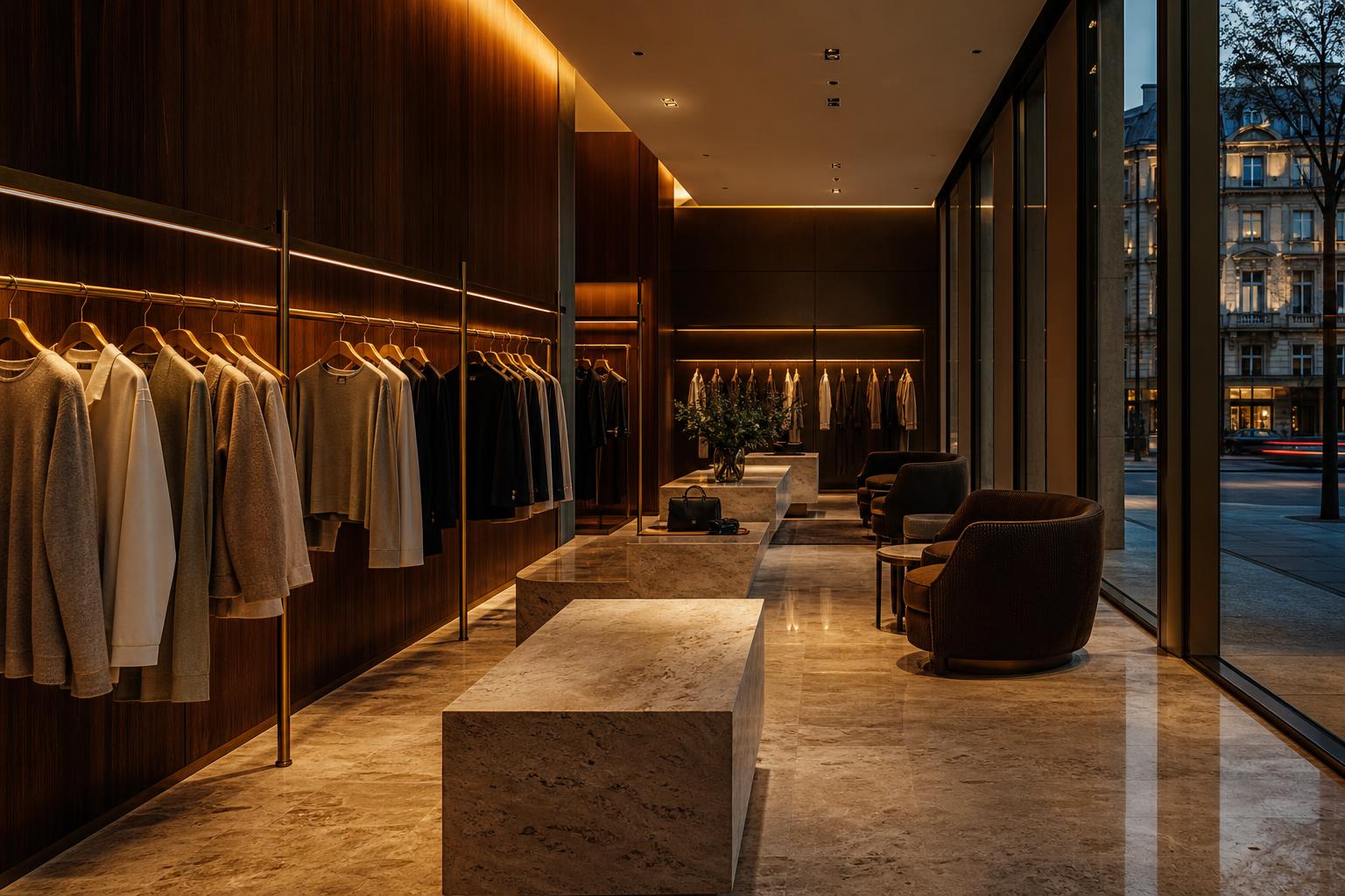 Applicazione Fashion & Luxury — Light is the first thing a customer touches.