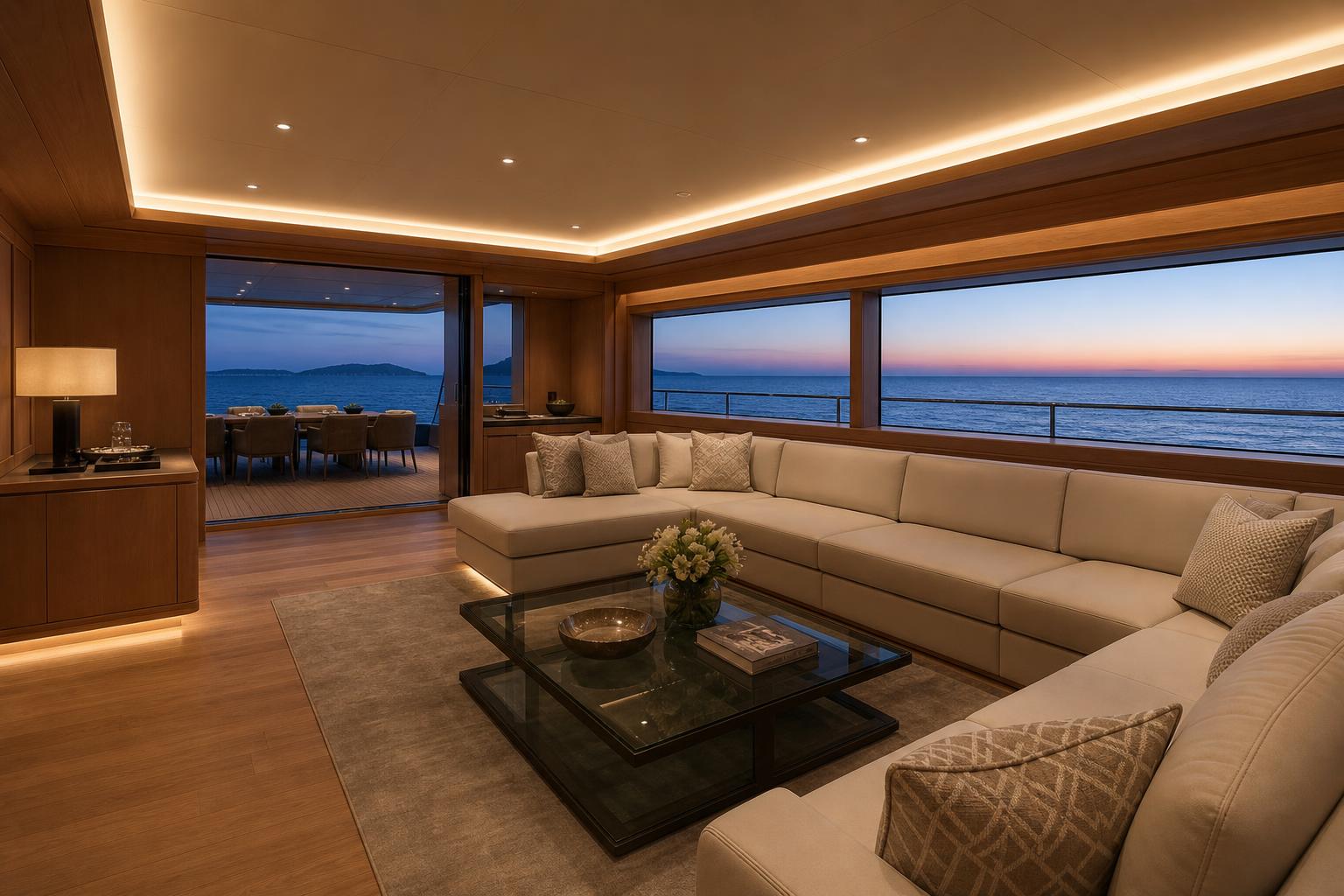 Applicazione Yacht & Marine — Refined light, even at sea.
